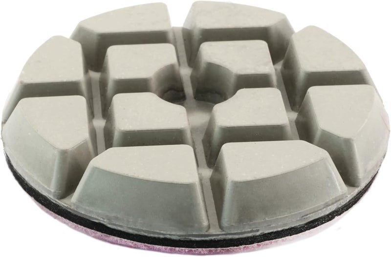 DTDIATOOL Concrete Polishing Pads 3 inch/80mm for Concrete, Cement and Terrazzo Floors Processing, Repairing and Renovating, Dry or Wet Use Diamond Grinding Pads Grit 3000 3pcs - Image 5